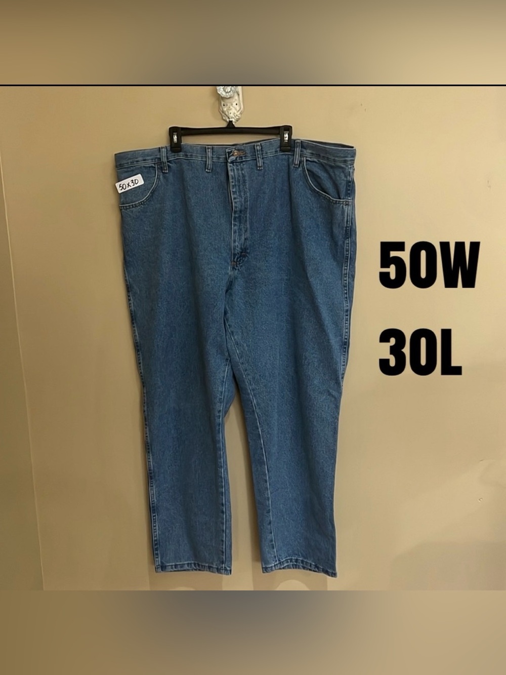 Rustler 50W 30L light blue relaxed fit jeans